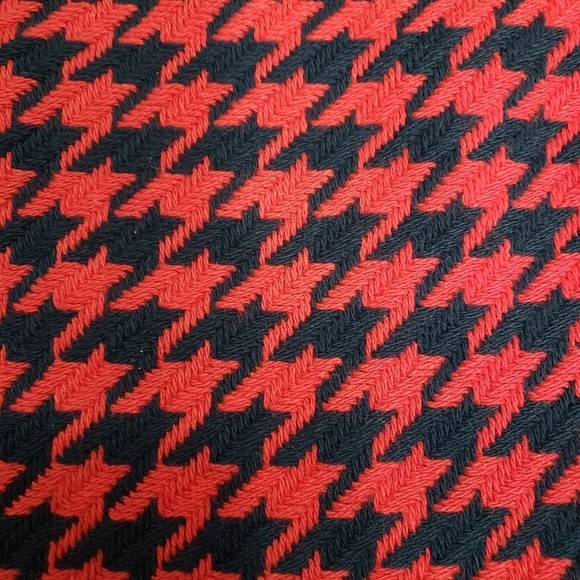 Y2K Tommy Hilfiger red houndstooth mini skirt - Picture 4 of 7